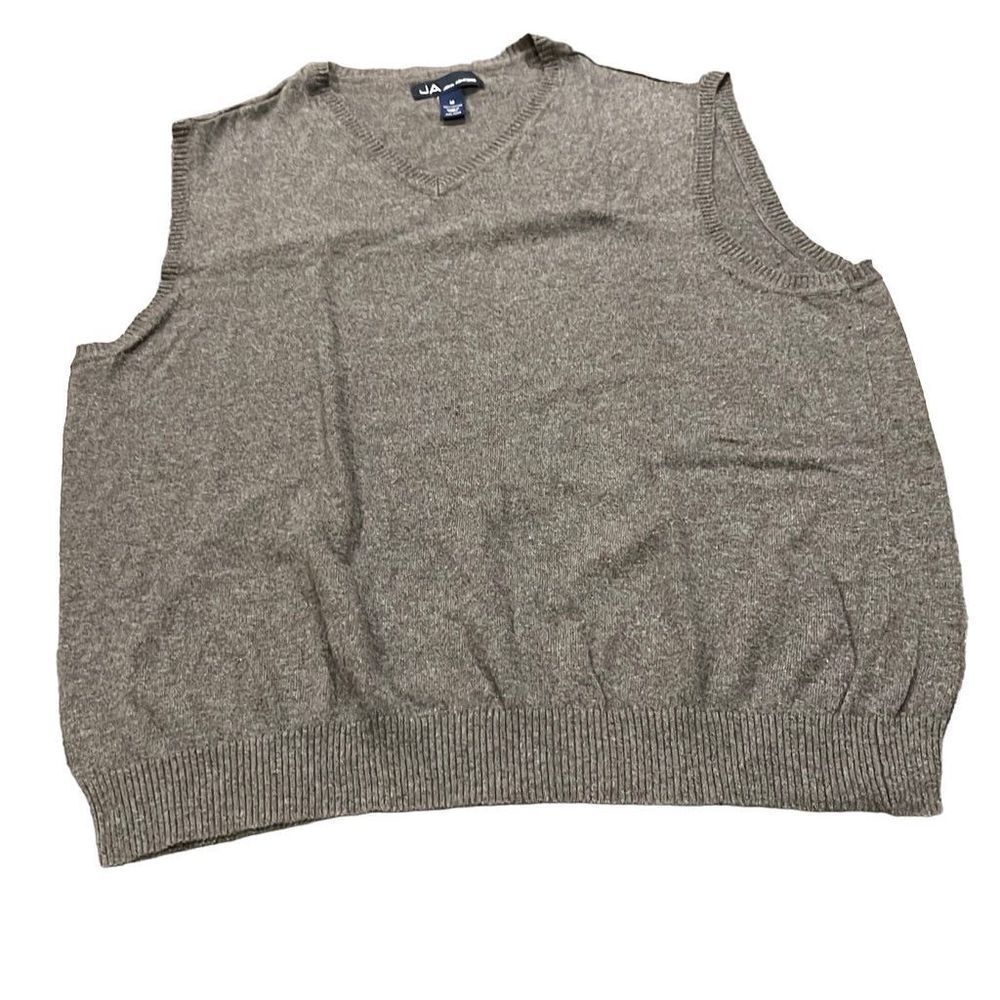 John Ashford Gray Sweater Vest size M